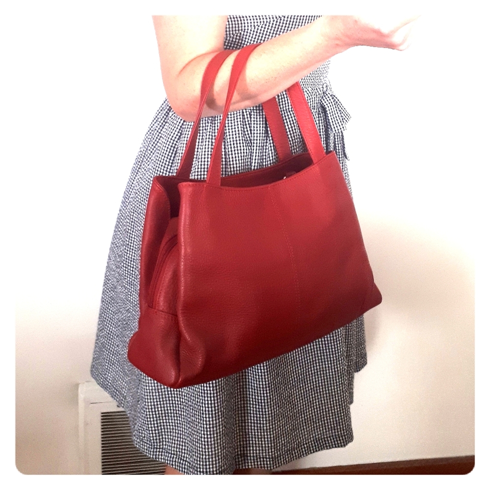 Derek Alexander Red Leather Purse